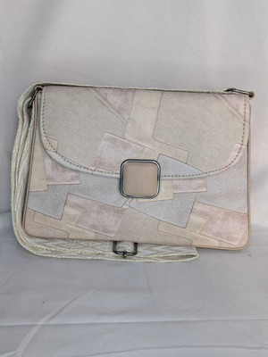 ANHAD GLOBAL TRADERS Beige Sling Bag SL ABSTRACT