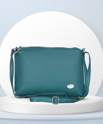 Leather Land Green Sling Bag EGSLING INMA GREEN
