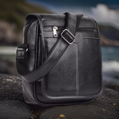 house of common Black Sling Bag Men Sling Bag side bag for men(S-11*11)