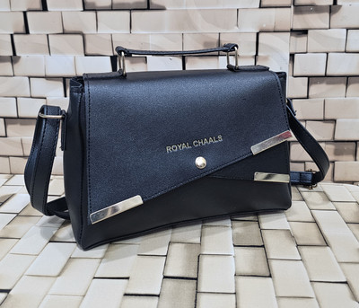 house of common Black Sling Bag DHOLPATTI HOC