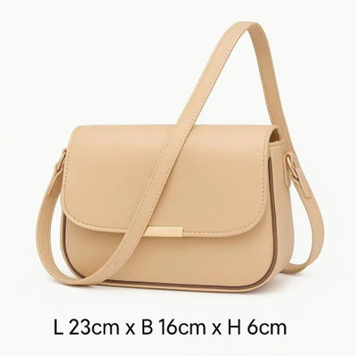 EVOLIC Beige Sling Bag beige Women Sling Bag Yaz Onyx(Pack of 11)