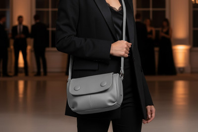 Leather Land Grey Sling Bag Gorgeous