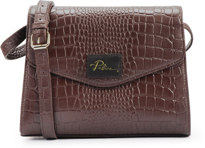 Police Brown Messenger Bag ALAYNA PT