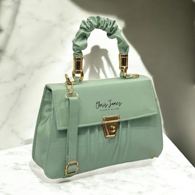 clarisjames Green Sling Bag Ladies slingbag handbag for women green color bag