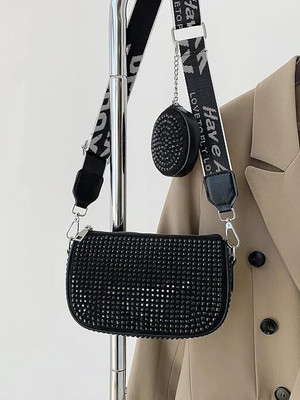toyprofessor Black Sling Bag trendy women sling bag