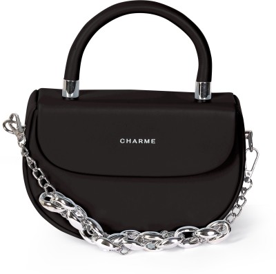 CHARME Black Hand-held Bag CHRM-HB-CBM-BK