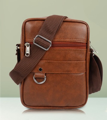 ZipCraze Men & Women Tan Messenger Bag