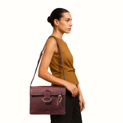 HIDESIGN Red Sling Bag Moon 02