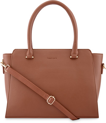 Fastrack Tan Satchel Solid