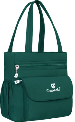 Emparky Green Shoulder Bag Elegant with Ethnic Design