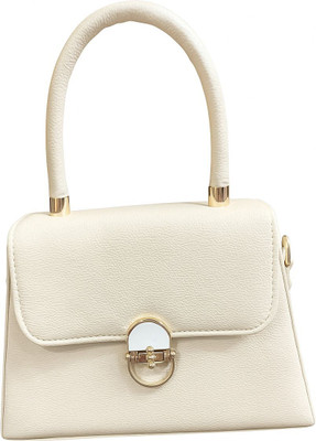 Sarna White Sling Bag White Handbag for Girls