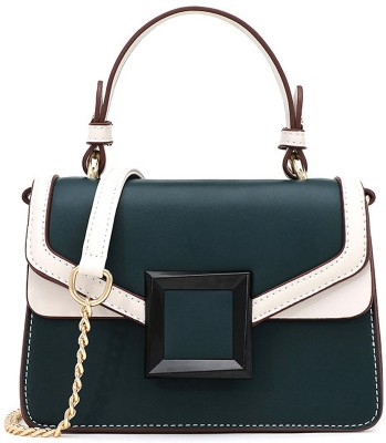 Diva Dale Green Sling Bag Stylish Trendy Casual Party-Wear Premium Quality