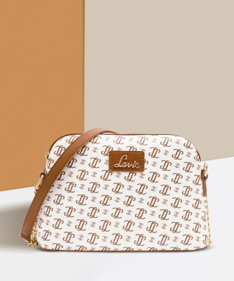 LAVIE White Sling Bag Mono Ll Janet Sling Bag