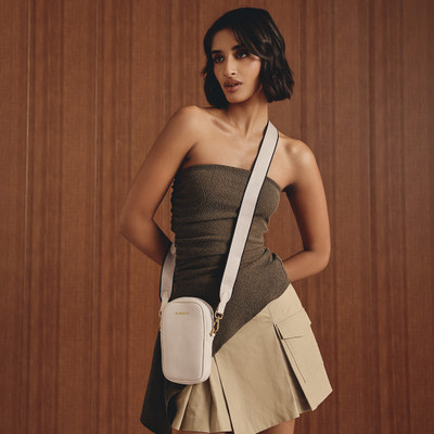 Miraggio White Sling Bag Koa Crossbody Bag