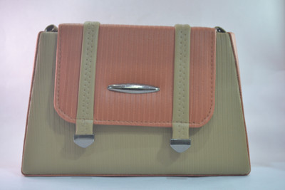 ROGAN Green, Brown Sling Bag Lightweight Regular Use Rexin Zipper Sling Bag for Women