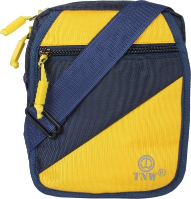 TnW Blue, Yellow Sling Bag Compact Sling