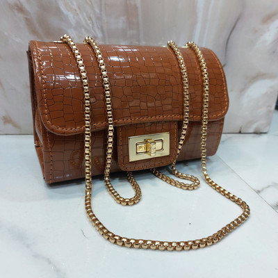 STYLO G Brown Sling Bag NewGola