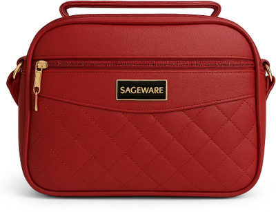 Sageware Maroon Sling Bag Premium Sling Bag for Women – Travel & Office Use (Marron)