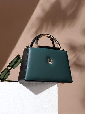 LEGAL BRIBE Green Sling Bag D Style Handle Sling Bag