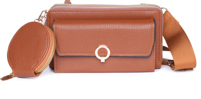 santorini Brown Sling Bag Vero Women’s Mini Crossbody Bag