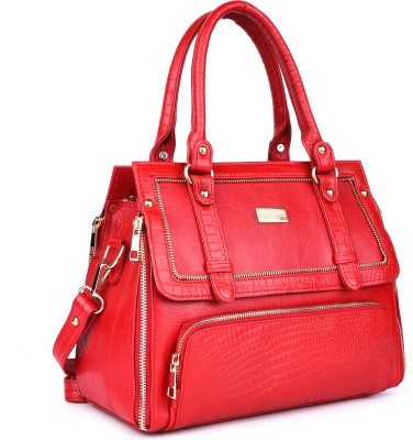 AYPIO DIER Red Sling Bag Ladies Leather Top-Handle Hand Bag / Stylish
