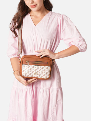 LAVIE White Sling Bag Mono LL Scarlet Slingbag
