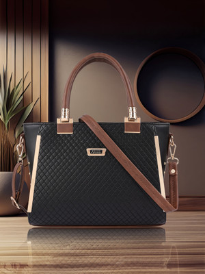 Fiesto fashion Black Sling Bag Cross Body Travel Office One Side Shoulder for Men and Women