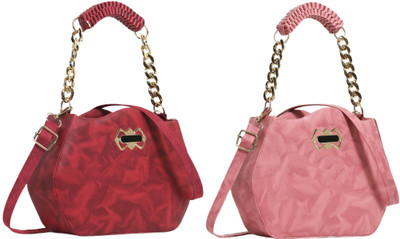 Zaxcer Maroon, Pink Sling Bag Beautiful Sling Bags for women and girls(Pack of 2)