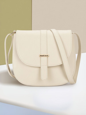 Fastrack Tan Sling Bag Solid