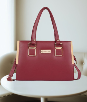Golden Star Maroon Satchel Ushawu Classic Carry