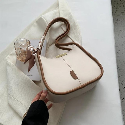 Heavens Hike White Sling Bag RIbbon Sling Off white
