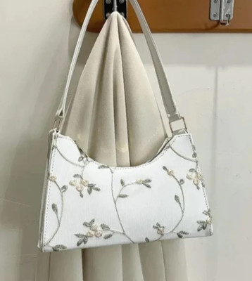 A2Z CREATIONS White Sling Bag Sling bag