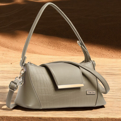 Women Marks Khaki Sling Bag Textured Design adjustable shoulder strap