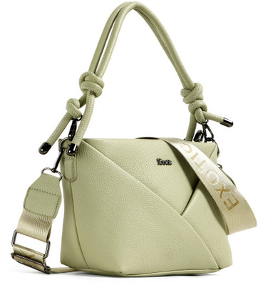 Exotic Green Sling Bag Unique Shep Texture Design Sling Bag