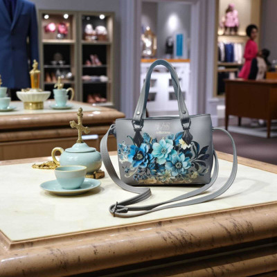 MSCOLLECTIONS Grey Hobo MS Fashionable Party And Office Wear Sling Bag For Womens And Girls (Pack Of 1)