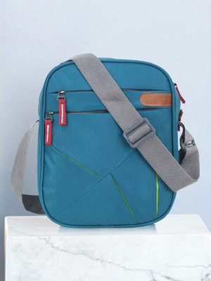 DEZiRE CRAfTS Blue Sling Bag Stylish Shoulder Cross Body Office Business Messenger Bag Water Resistant for Men and Boys