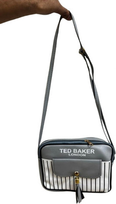 JPEnterprises White, Grey Shoulder Bag White&grey