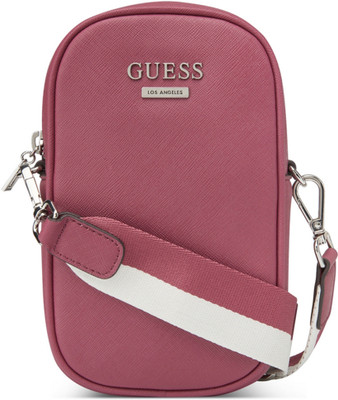 GUESS Red Sling Bag Jadah Mini Phone Crossbody