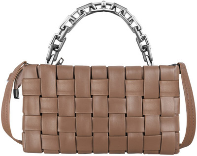 KAVRIXA Brown Sling Bag Brown Designer Faux Leather Handbag For Women And Girls KX-HB36