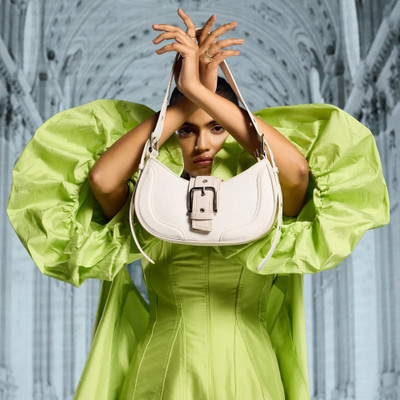 LINO PERROS White Shoulder Bag White Shoulder Bag