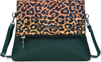 MATRICE Green Sling Bag Leopard Print Women Sling Messenger Bag, Multipurpose Crossbody for Ladies Girls