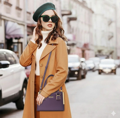 STARWINGS Multicolor Sling Bag luxury women's handbag with Gold handle and adjustable strap