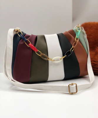 Novus Multicolor Sling Bag Stylish Sling Bag For Women's/Girls