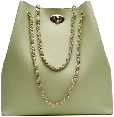 Lenzo Green Shoulder Bag Women Stylish Tote bags