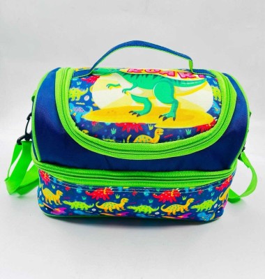 ARRMAN Green, Blue Sling Bag Premium quality double decker lunch bag