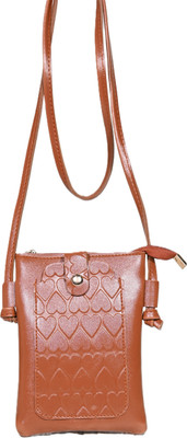 DESENCE Brown Sling Bag Classy mobile pouch sling
