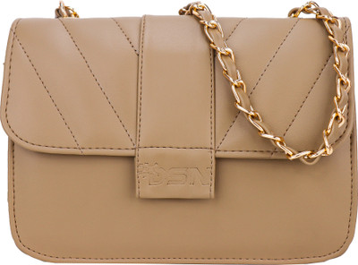 DSN Maroon, Tan Sling Bag Crossbody Bag for women,Wide Strap Cell Phone Purse Shoulder Handbag