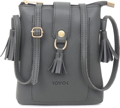 Rovok Green Sling Bag TUSSELD MOBILE POUCH SLING BAG FOR GIRLS/WOMEN