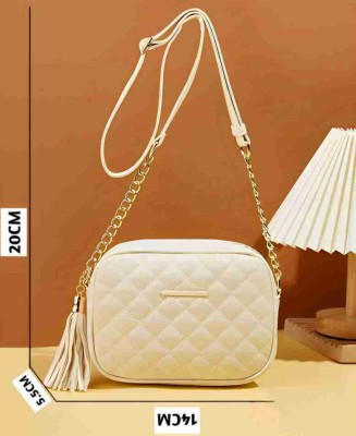 Cleto White Sling Bag V-WHITE-BOX_20