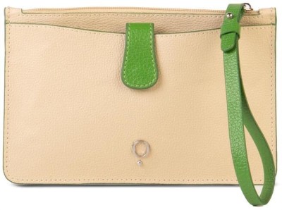 Monadaa Green, Beige Clutch Anouk Wristlest Pouch